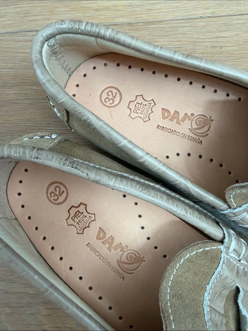 Unbranded Boys Taupe Suede Penny Loafers